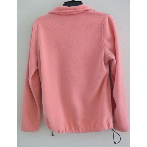 New Balance RN#130893 Women's Sz M Peach Full Zip Long Sleeve Fleece Jacket - Picture 2 of 5